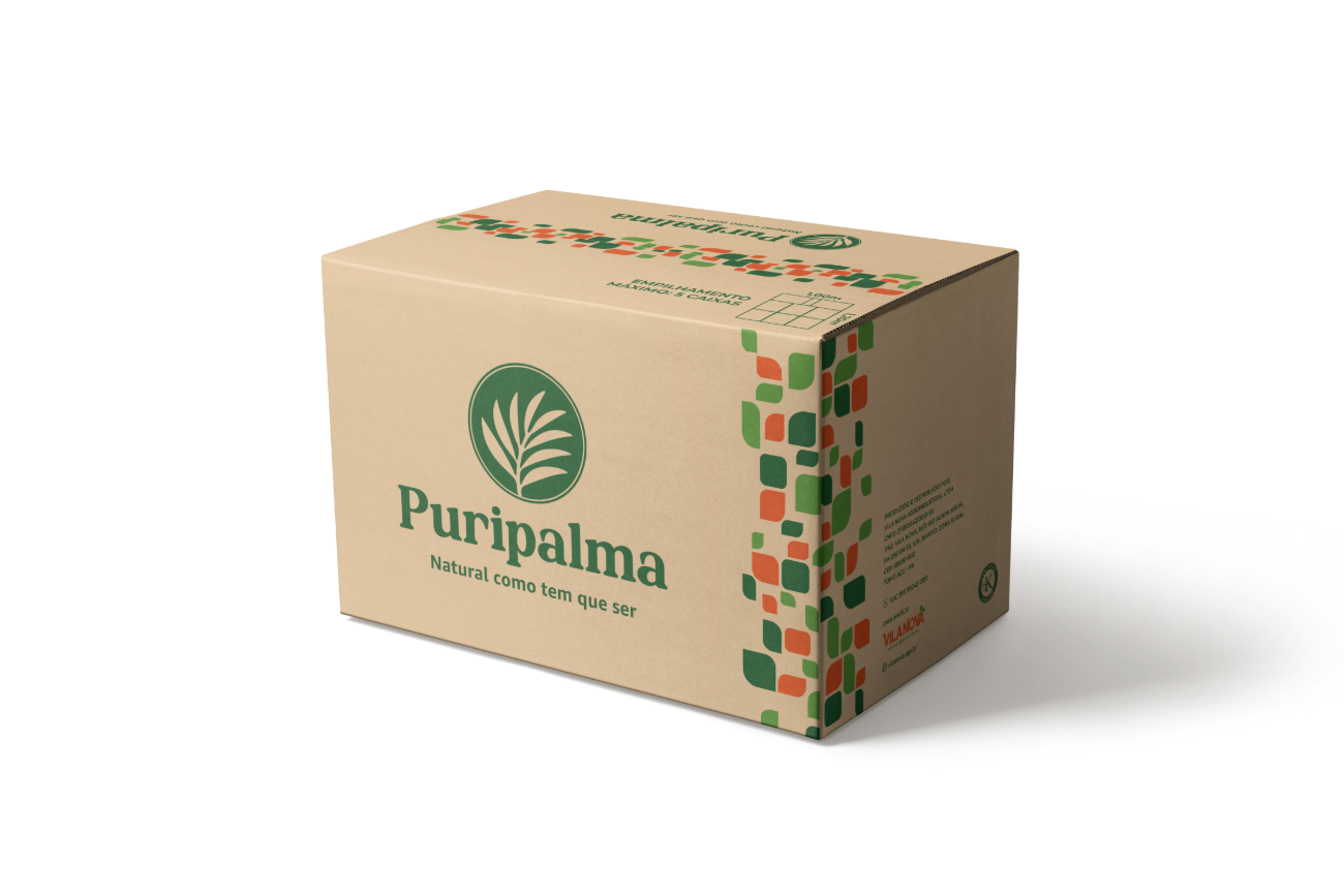 Caixa master Puripalma para distribuição