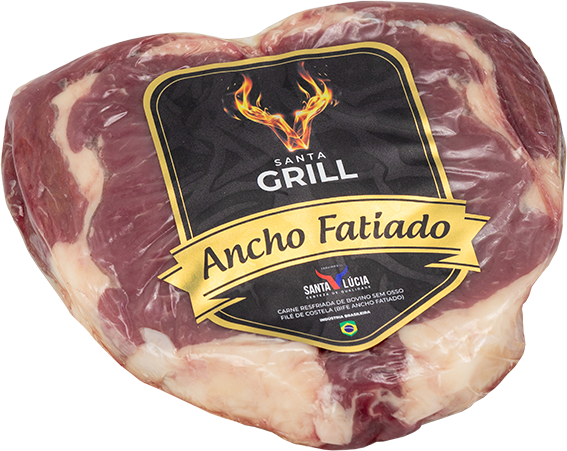 Embalagem Santa Grill Ancho Fatiado