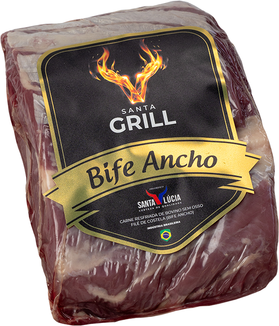 Embalagem Santa Grill Bife Ancho
