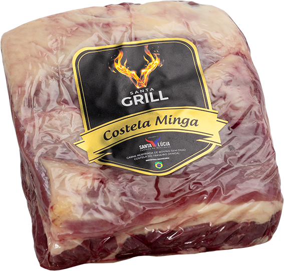Embalagem Santa Grill Costela Minga