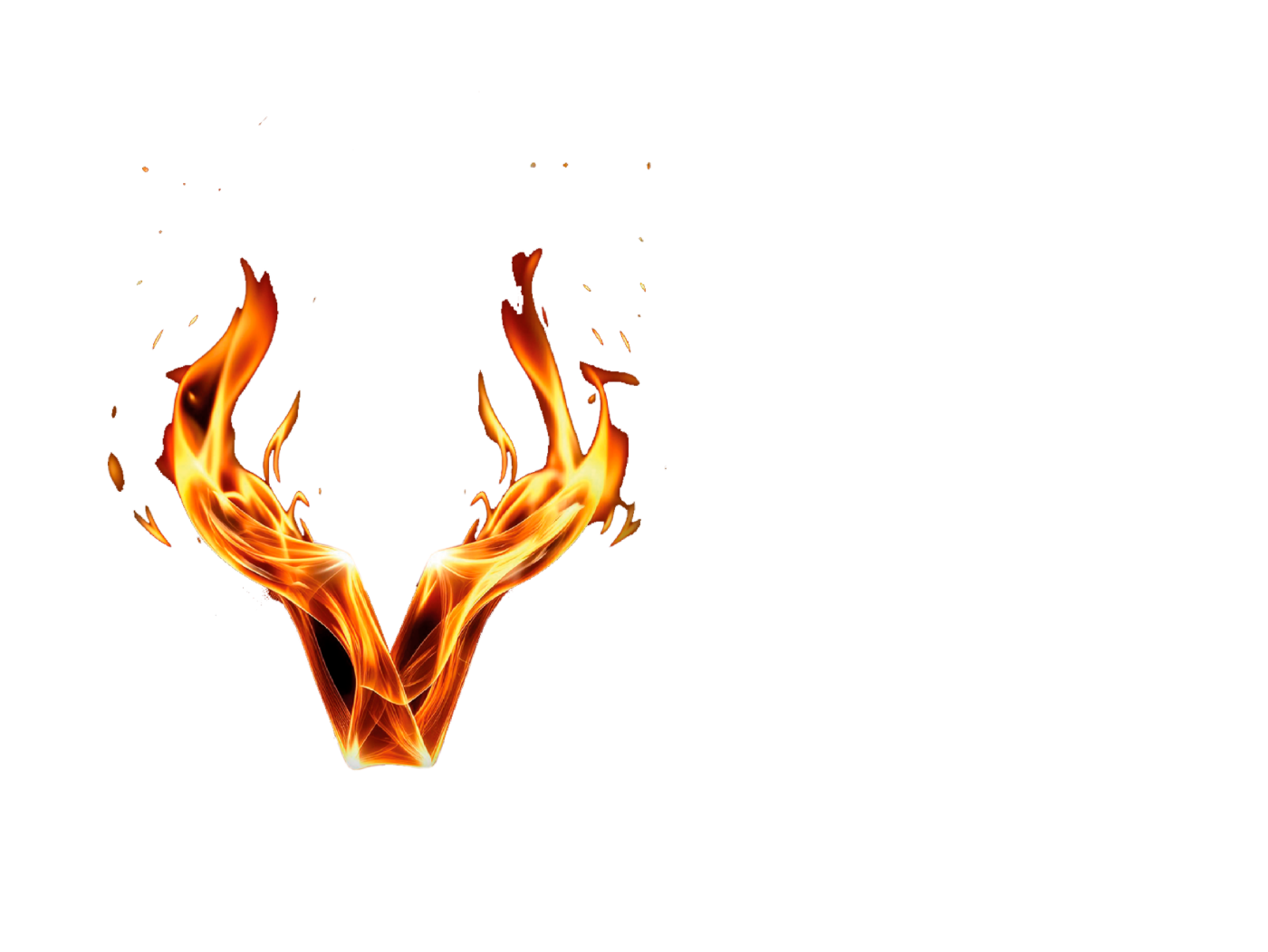 Símbolo de fogo da marca Santa Grill